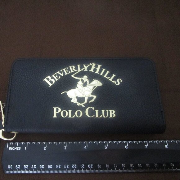 Beverly Hills Polo Club Zip Around Wallet (Black) - NWT - Picture 3 of 5